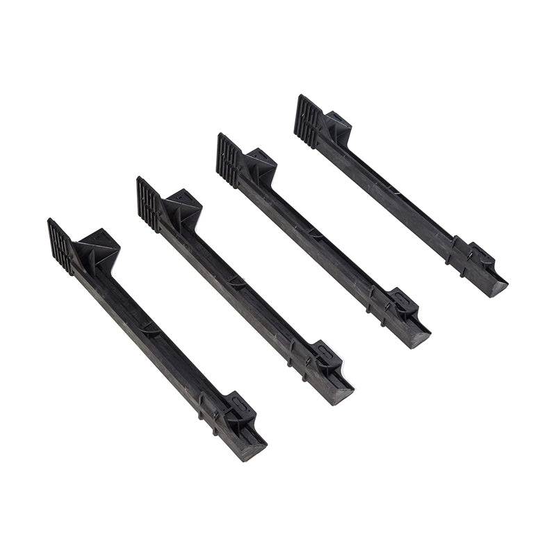 HOPKINS MANUFACTURING, 2X4Basics Kit de support d'établi en résine noire 96 po. L 1000 lb