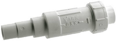 HOMEWERKS WORLDWIDE LLC., Homeswerks PVC Schedule 40 150 PSI Sans Plomb Expansion Coupling 3/4 x 3/4 Slip Dia. in.