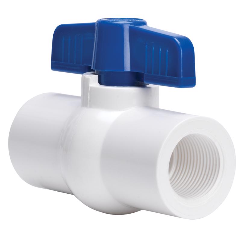 HOMEWERKS WORLDWIDE LLC., Homewerks 1-1/4 in. PVC FIP Ball Valve Full Port