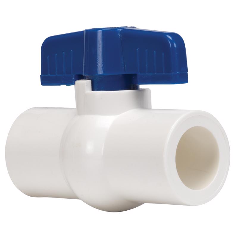 HOMEWERKS WORLDWIDE LLC., Homewerks 1-1/4 in. PVC Slip Ball Valve Full Port