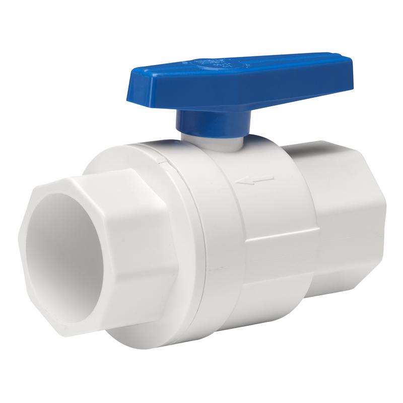 HOMEWERKS WORLDWIDE LLC., Homewerks 1-1/4 in. PVC Slip Ball Valve Full Port