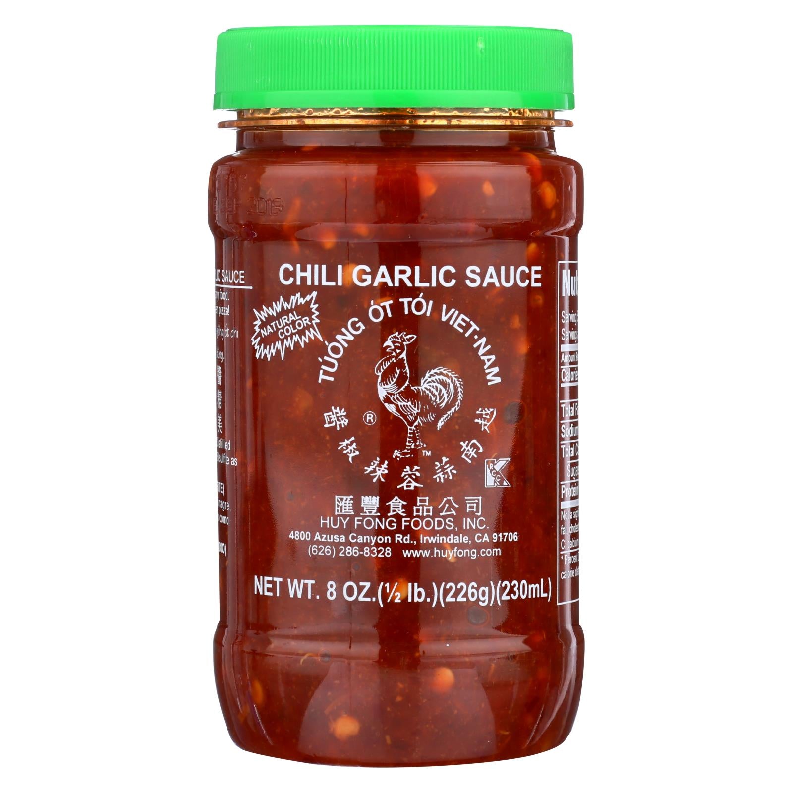 Huy Fong, Sauce Huy Fong - Caisse de 24 - 8 oz.